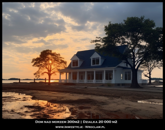 Dom nad morzem na sprzedaż - 300m2 + 20 000 zł działka