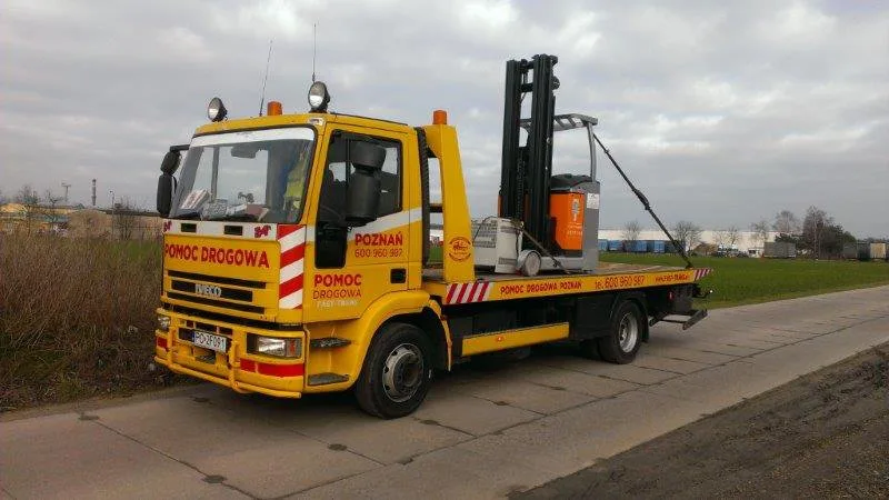 Transport maszyn budowlanych - Wózki widłowe, podesty ruchome Poznań