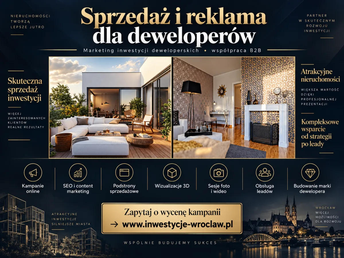 Marketing i reklama inwestycji deweloperskich premium — zdjęcie 1