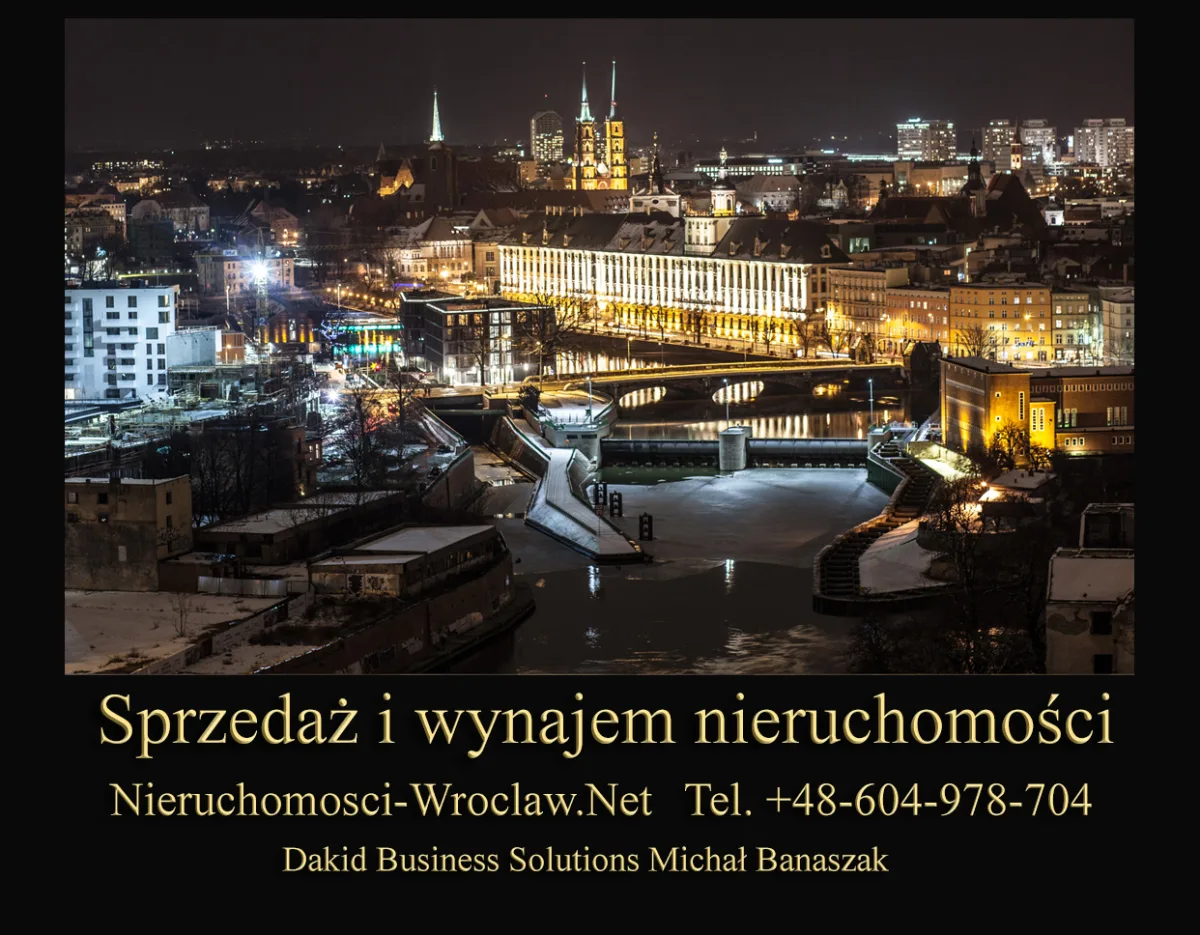 Sprzedaż nieruchomości Wrocław / Dolny Śląsk.