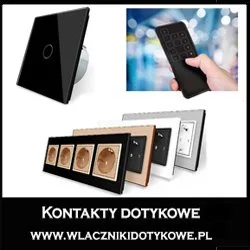 Włączniki dotykowe - szklane kontakty - sklep internetowy